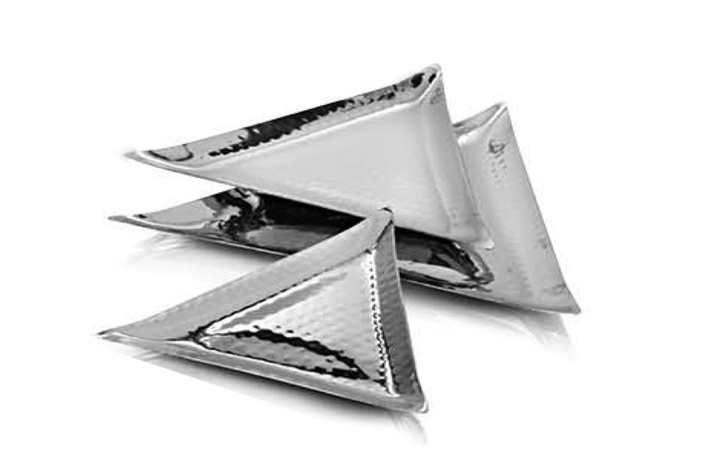 Silver Rectangular Stainless Steel Multi Purpose Platter Set