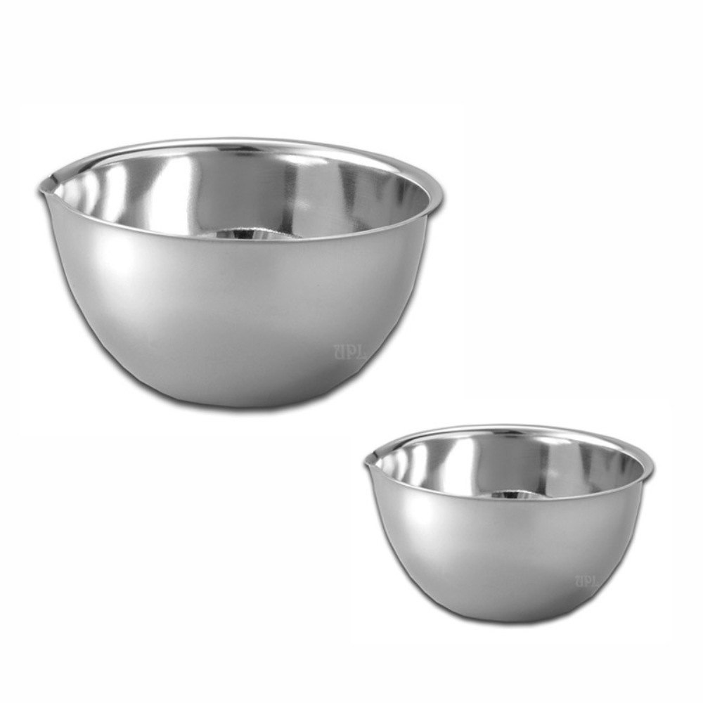 UPL Silver Stainless Steel Bowl With Lip, For Hospital