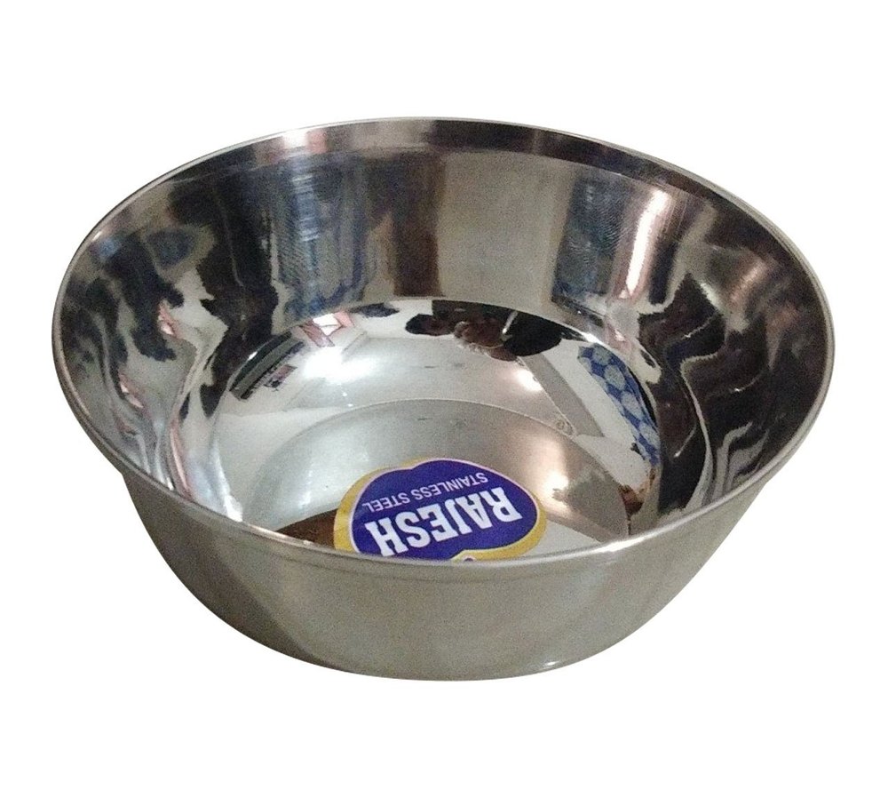 Silver Serving Bowl Round Stainless Steel Dinner vati, For Home, Size: 250ml