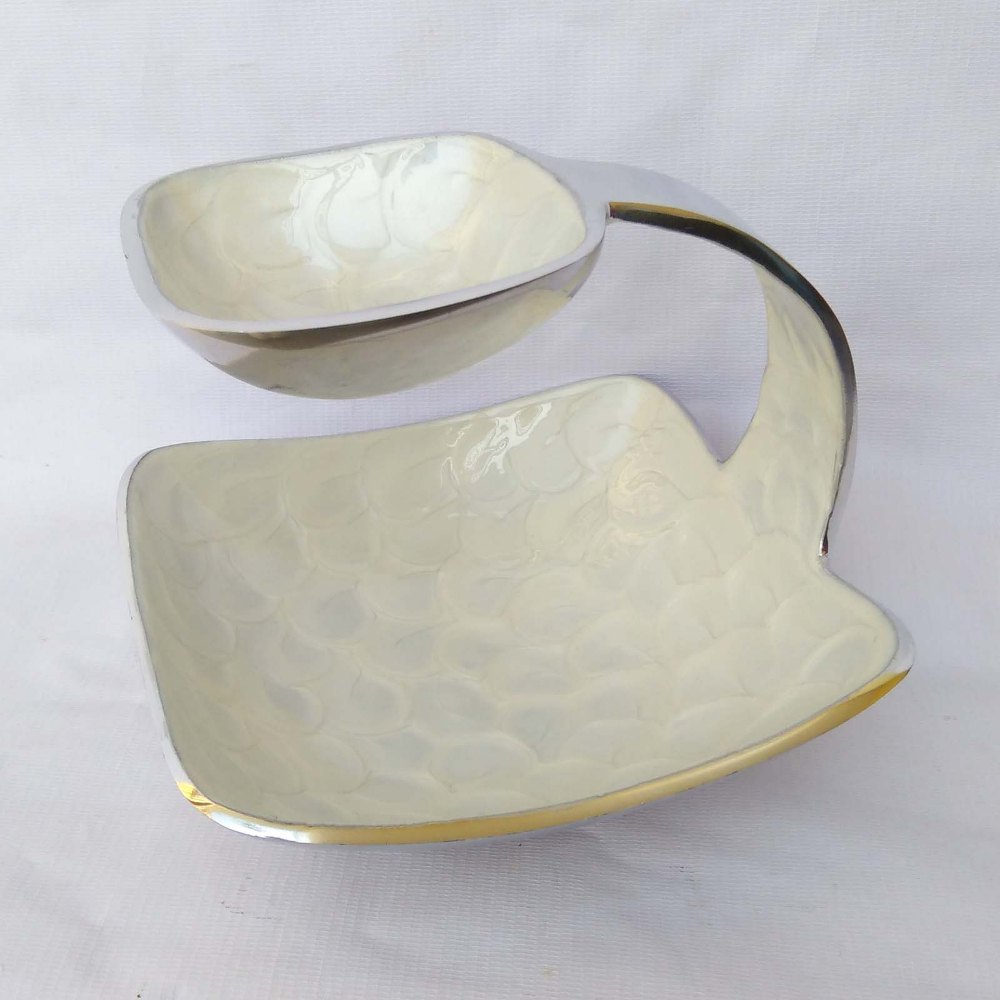 Glass Snack Serving Bowl
