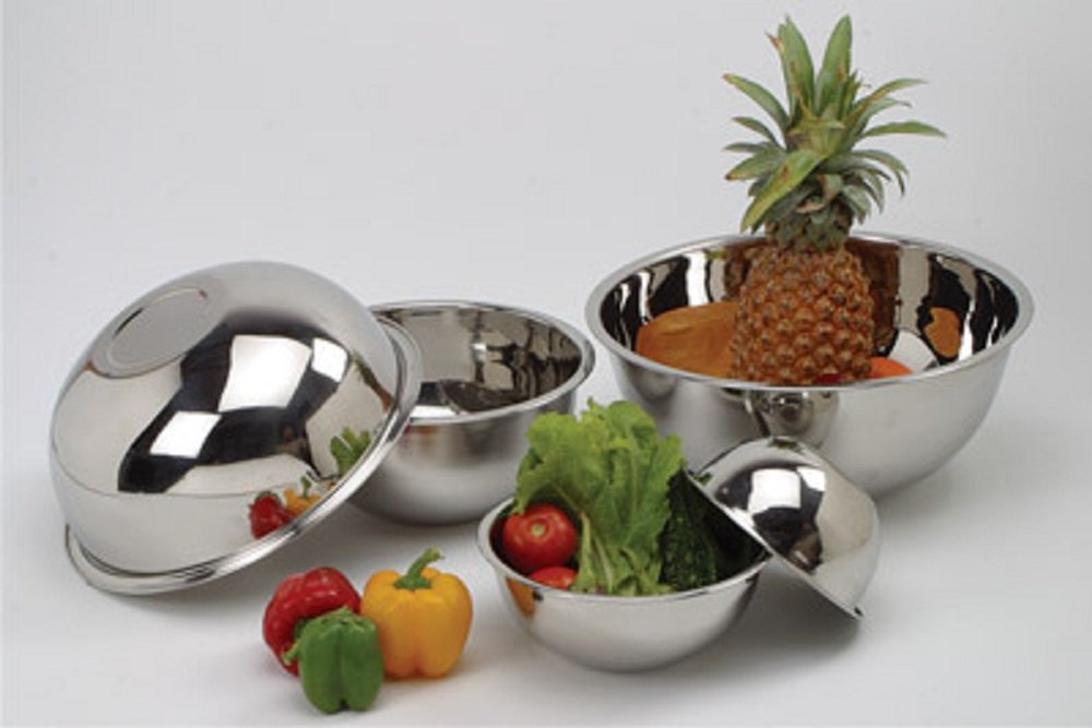 Silver Stainless Steel Arabian Bowl (Gamela)