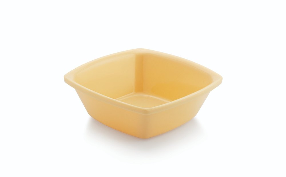 Yellow Enrich 6inch Plastic Square Bowl(SB 145), For Restaurant, Size: 6inch(Dia) img