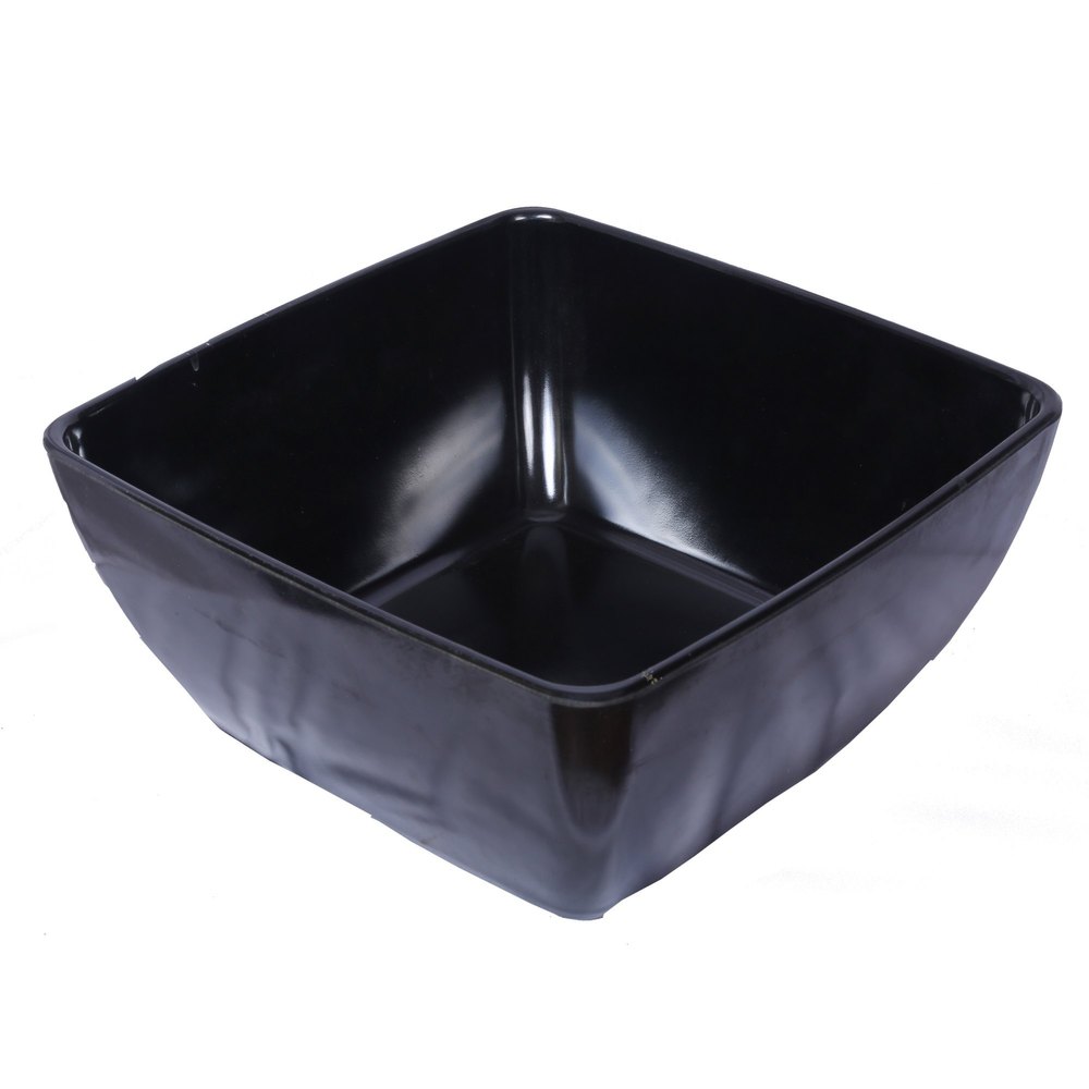 Plastic Round Black Melamine Bowl, For Home