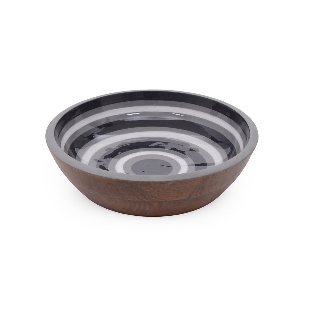 Round Wooden Salad Bowl, For Home