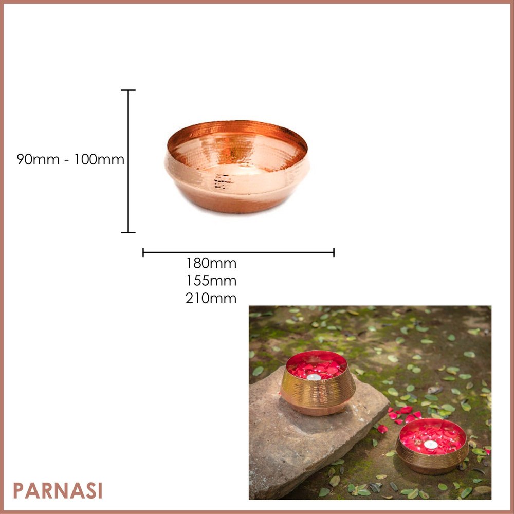 Original Oval Copper Parnasi, For Home