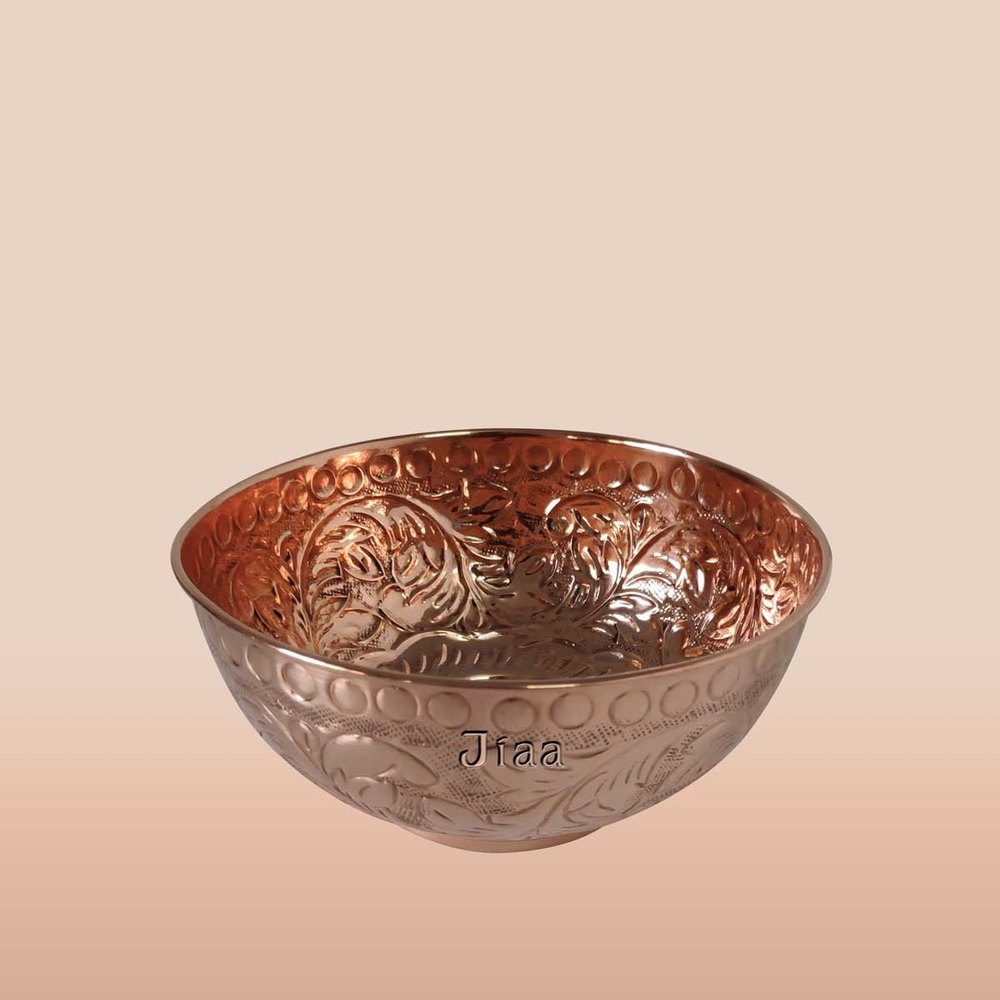 Copper Small Fruit Bowl, For Home img