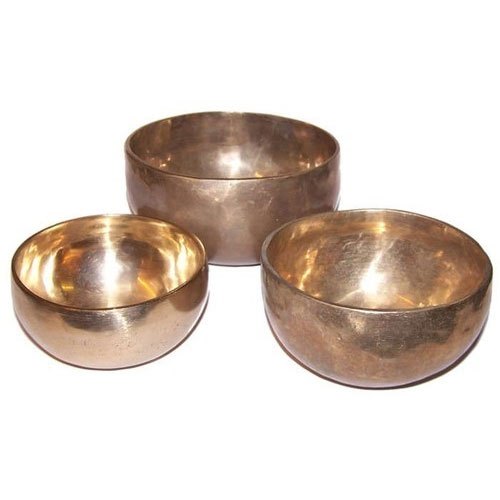 Round Golden Copper Bowls img