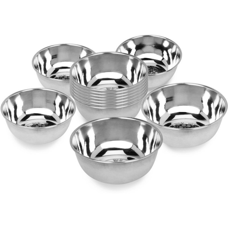 Steel Kitchen Bowls, For Hotel/Restaurant, Size: 5-12