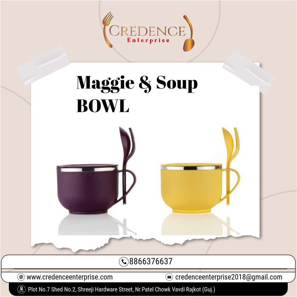 Multy CREDENCE Maggi & Soup BOWL, Size: 750ml