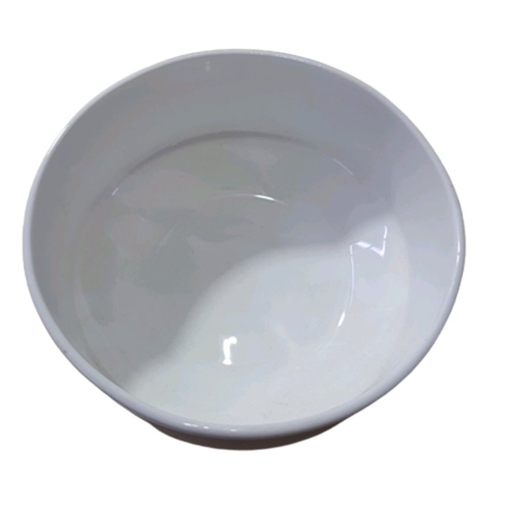 White Round Ceramic Soup Bowl, For Restaurant img
