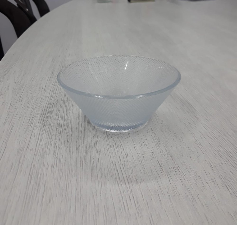 Vertex Round Dot Dessert Glass Bowl, Set Contains: 6 Piece, Size: 250 Ml