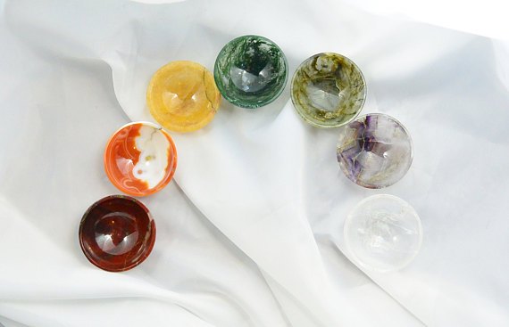 Sahara Multicolor Gemstone Agate Bowl, For Home img