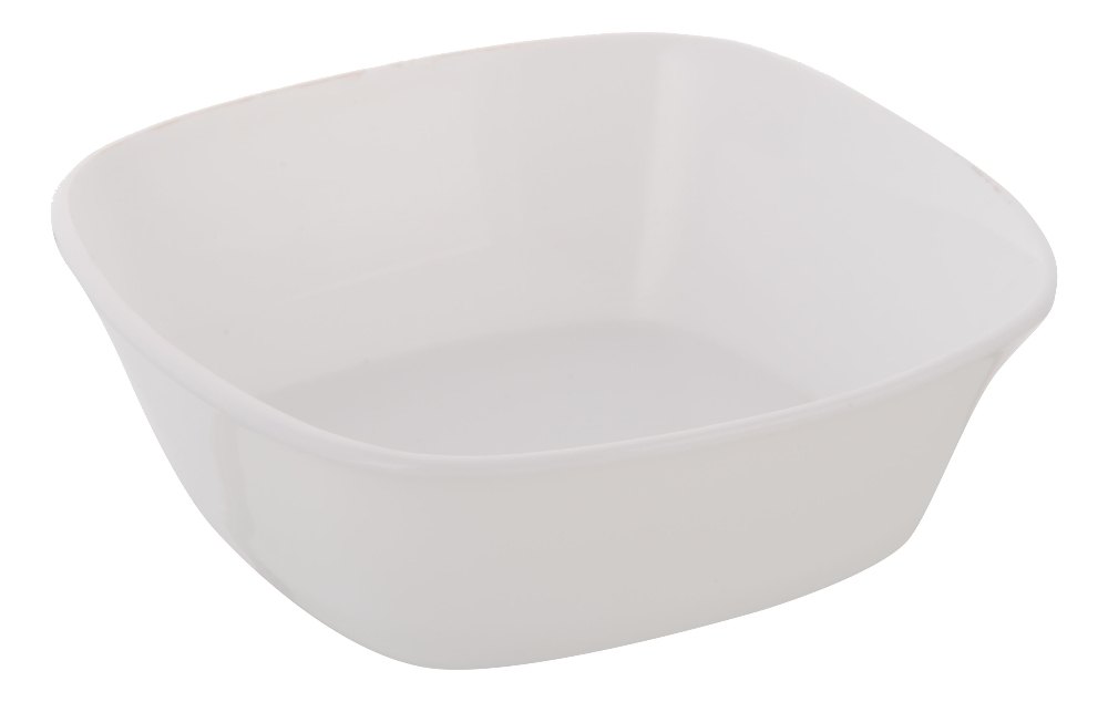 BARCROCK White Square Bowl, For Hotel, Set Contains: 3 Pieces