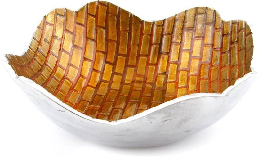 Homendeco Brass Dry Fruit Bowl