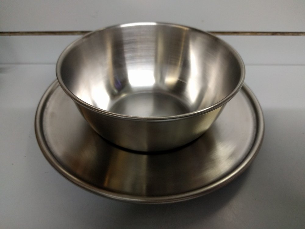 Silver Round Finger Bowl Set, For Home