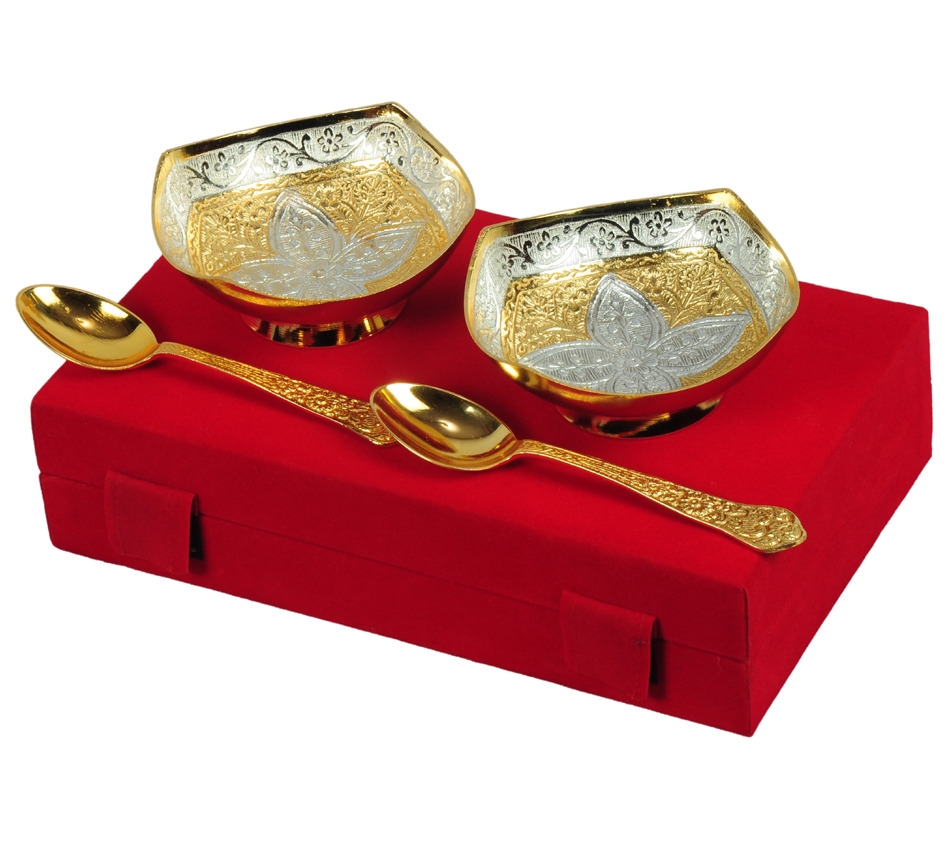 Silver Gold Plated Brass Bowls