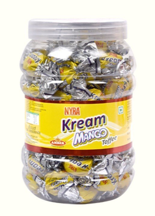Nyra Kream Mango Toffee, Packaging Type: Plastic Jar, Packaging Size: 500 Gram