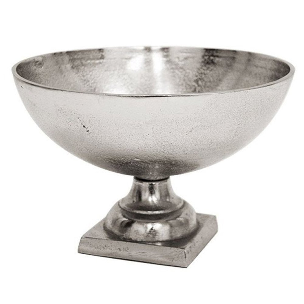 Polished Aluminum Silver Fruit Bowl, Size: 8inch