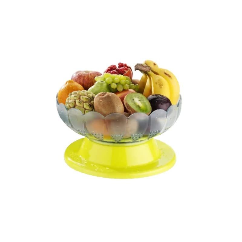 Plastic Multicolor Fruit Basket Bowl