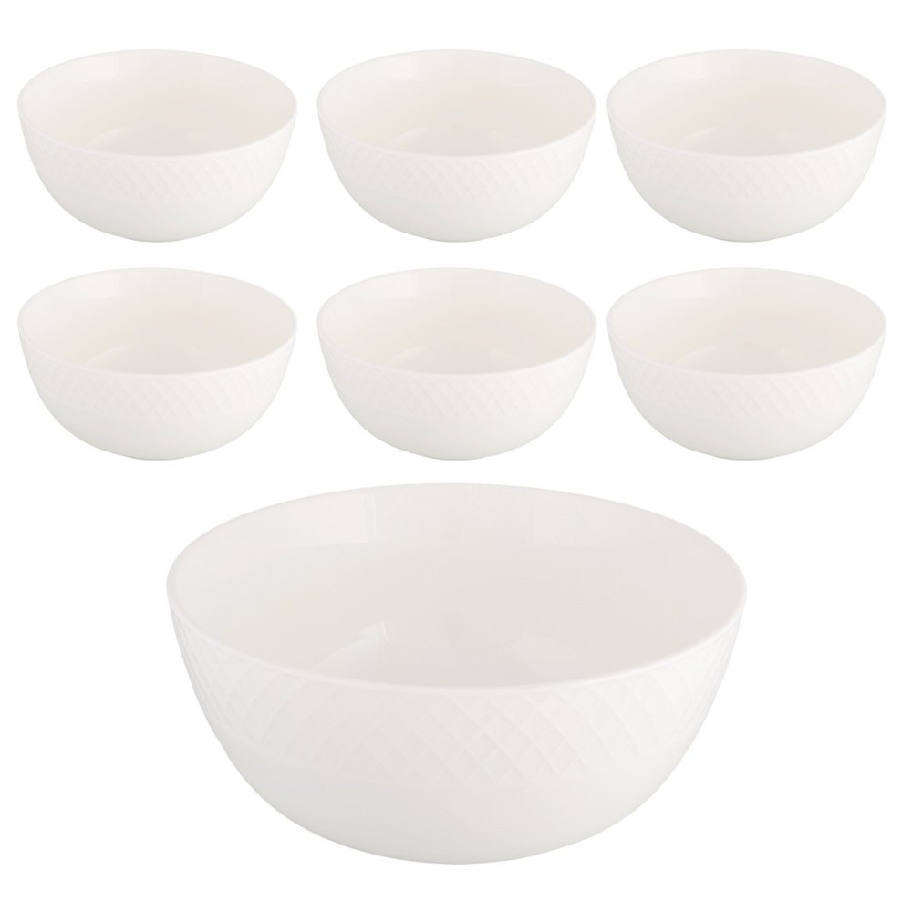 White Plastic Porcelain Bowl