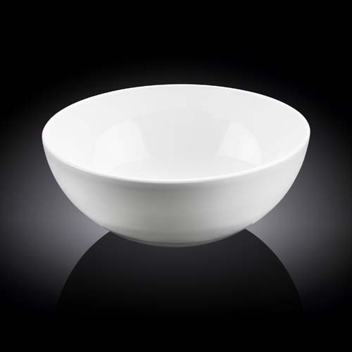 Round White Porcelain Bowl, for Home
