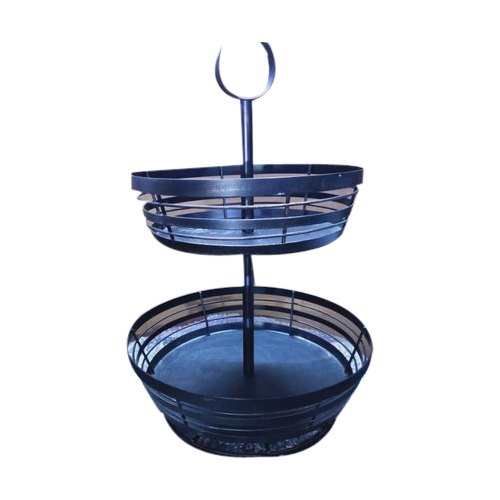 Black Iron Cake Stand, Round, Size: 18x30 Inch