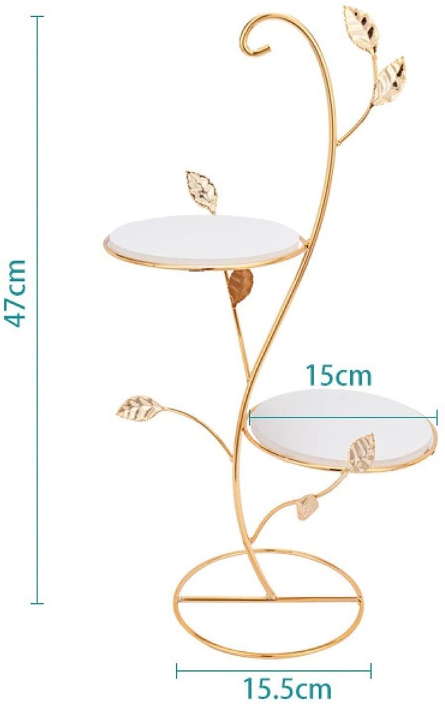 gold iron Cake Stand Desserts Rack Holder Serving Tray Cupcake Display Candy, For Restaurant, Packaging Type: Carton