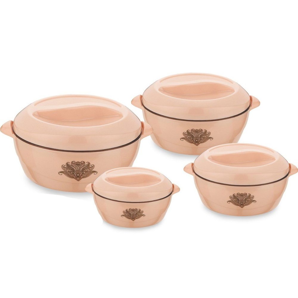 Palmline Plastics Printed Feast 2000 Plastic Hot Pot Gift Set, For Home, Capacity: 1700 Ml img