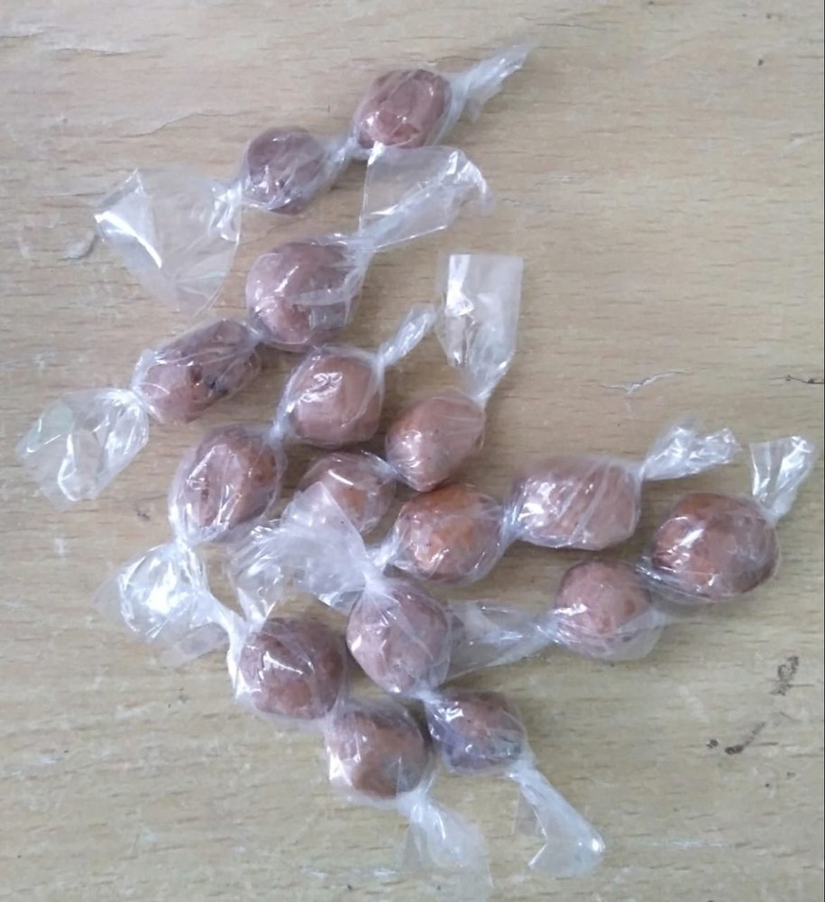 Brown Round Jet Imli Candy, Packaging Type: Packet