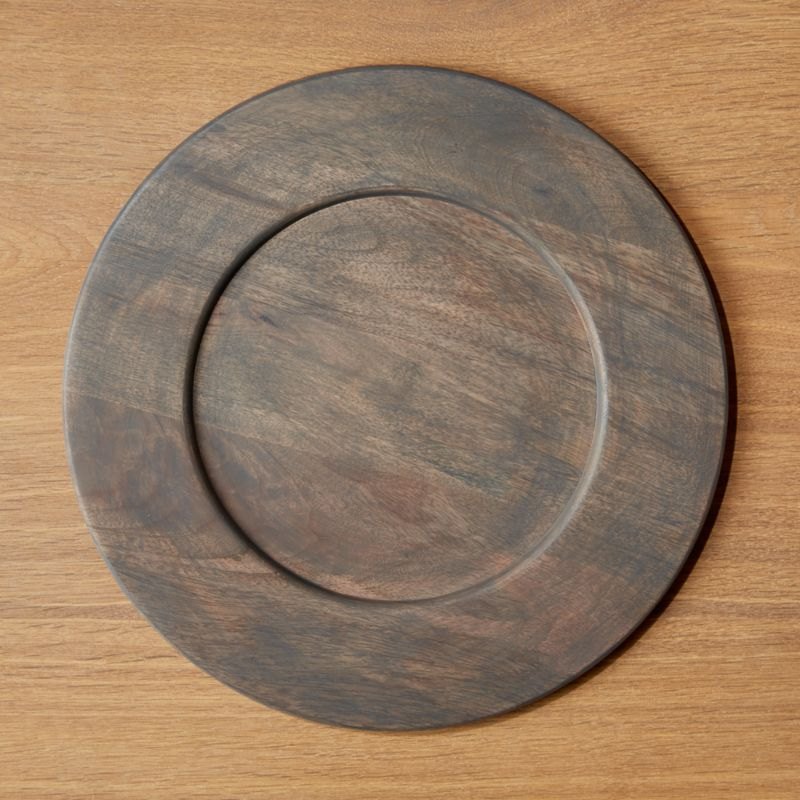 Round Metal Bronze Charger Plates, Size: 35 Cm img