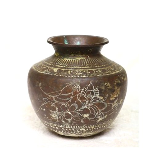 Hammered Copper Pot, Capacity: 3 Litre img