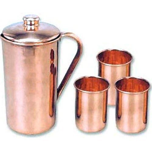 Sahi Hai Copper Jug Set, Size: 1.5 Ltr