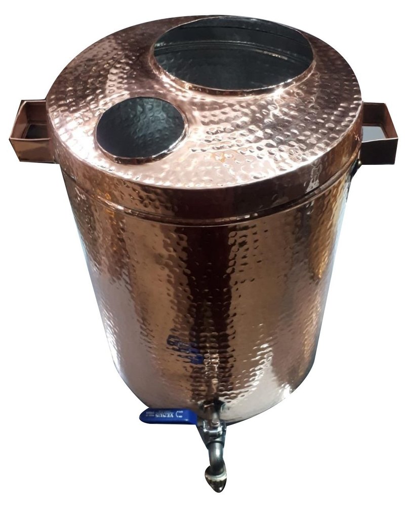 Brown Hot Water Copper soop tanki, For Storage Water