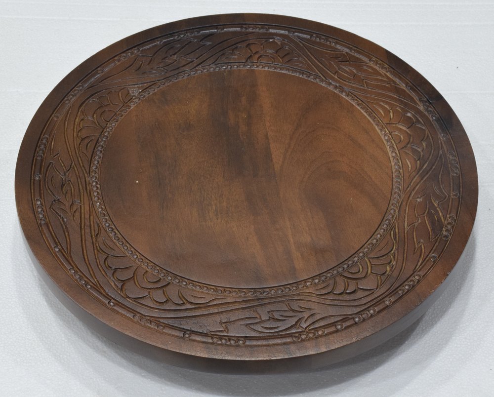 Mesmeric Wooden Lazy Susan With New Design img