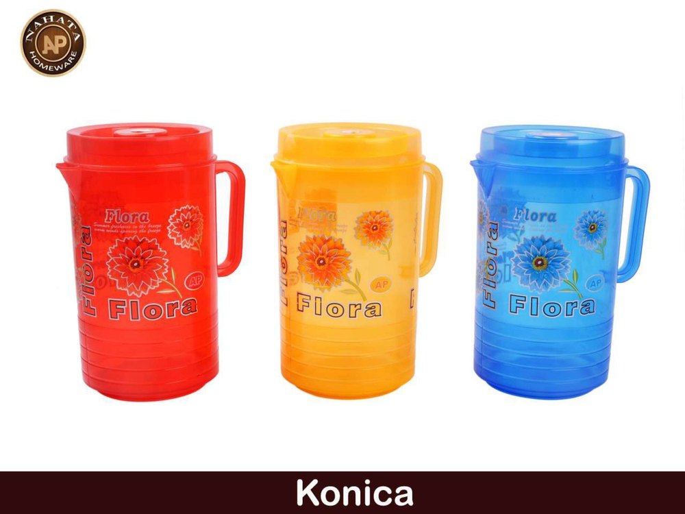 Round Plastic Water Jug, For Home, Capacity: 1 L img