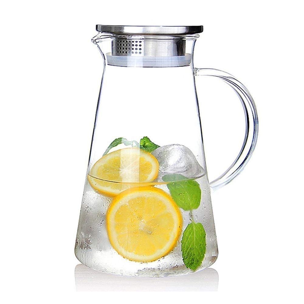 Transprant Plain 1.8 Ltr Glass Water Jug, For Home