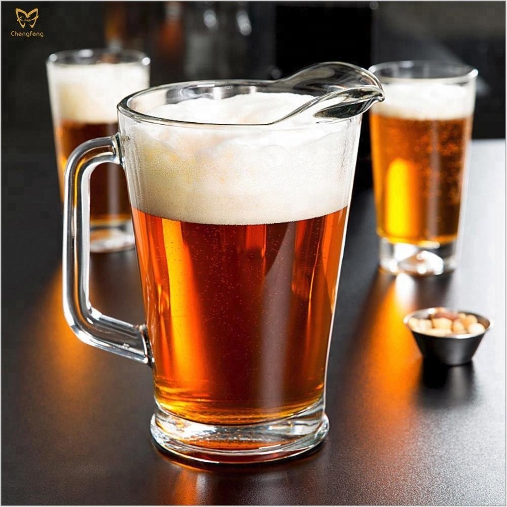 Glass Beer Pitcher