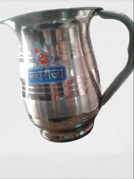 Metal Silver Stainless steel jug - Maharaja, For Hotel, Capacity: 1.5 litres