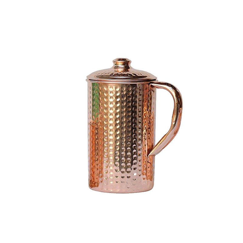 Akinitos Hammered Copper Jug, Capacity: 1-2 Liters