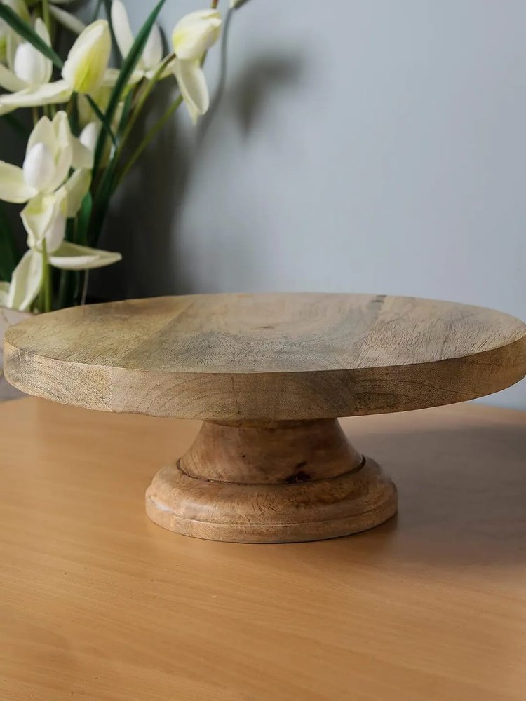 Brown Wooden Cake Stand, For Restaurant, Packaging Type: Box