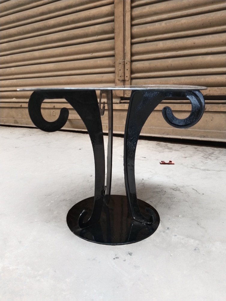 For Home Black Iron And Aluminum Cake Stand, Packaging Type: Box, Size: 12 Inch img