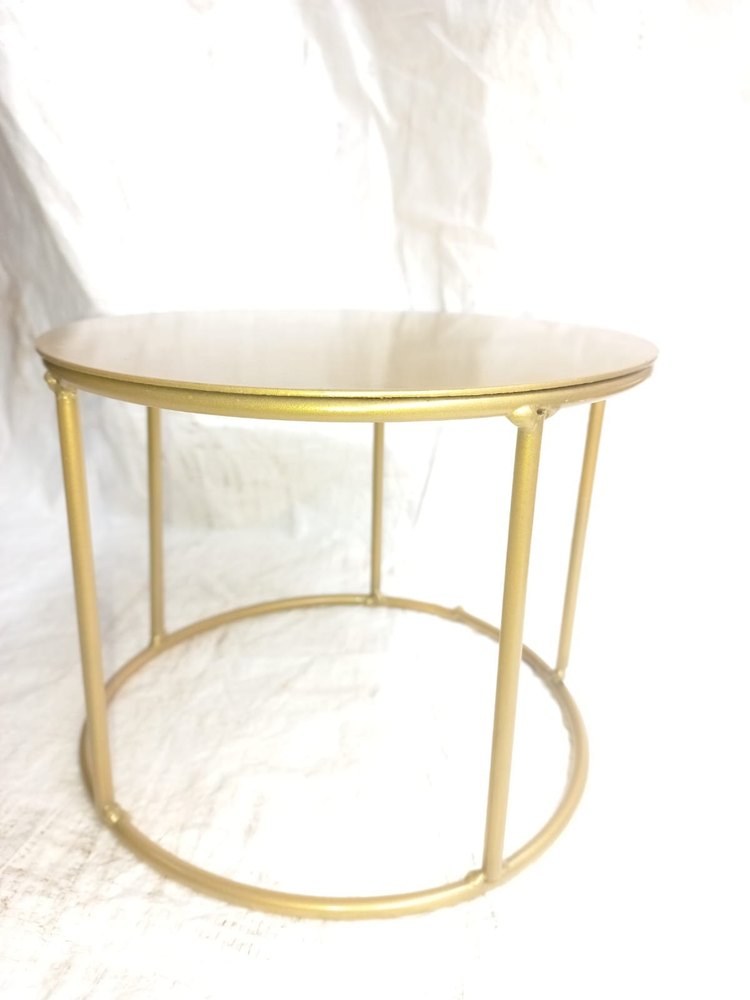 For Restaurant Golden Iron Cake Stand, Round, Size: 13inch(Diameter)