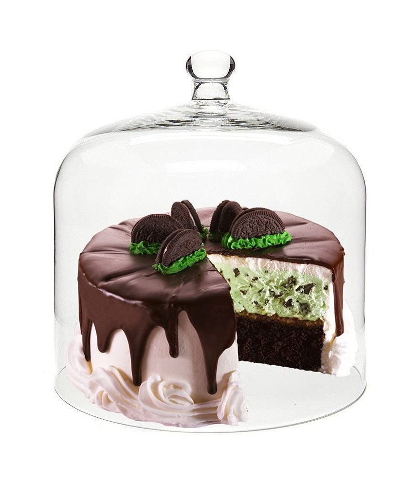 Glass Cake Cover, Size: 8 Inchi 10 Inchi
