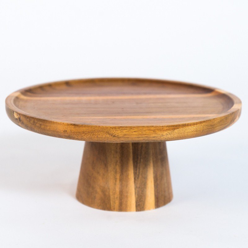 Bowl Brown Wooden Cake Stand, For Home, Size: D 21 X 8 H, cm