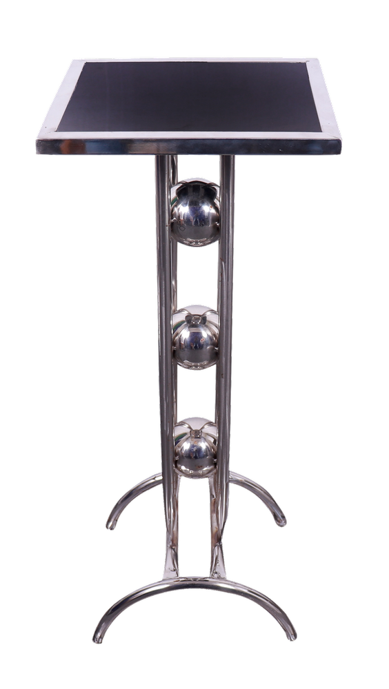 3.5 KG Silver Steel Cake Cutting Stand, Shape: Square, Size: 80cm Height img