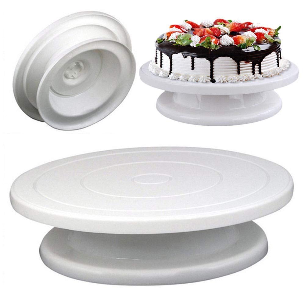 Round Plastic Cake Turning Table