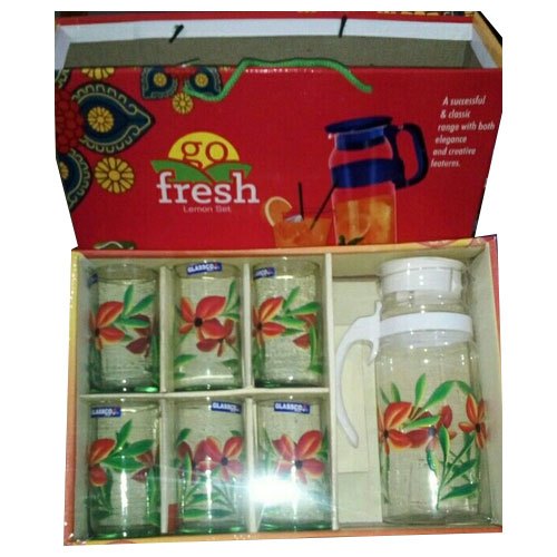 Go Fresh Lemon Glass Set, Size: 300 ml