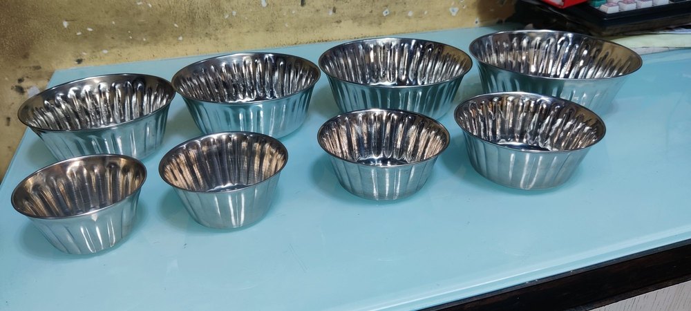 Metal Silver Jelly Bowl, For Hotel, Size: 7cm To 14cm