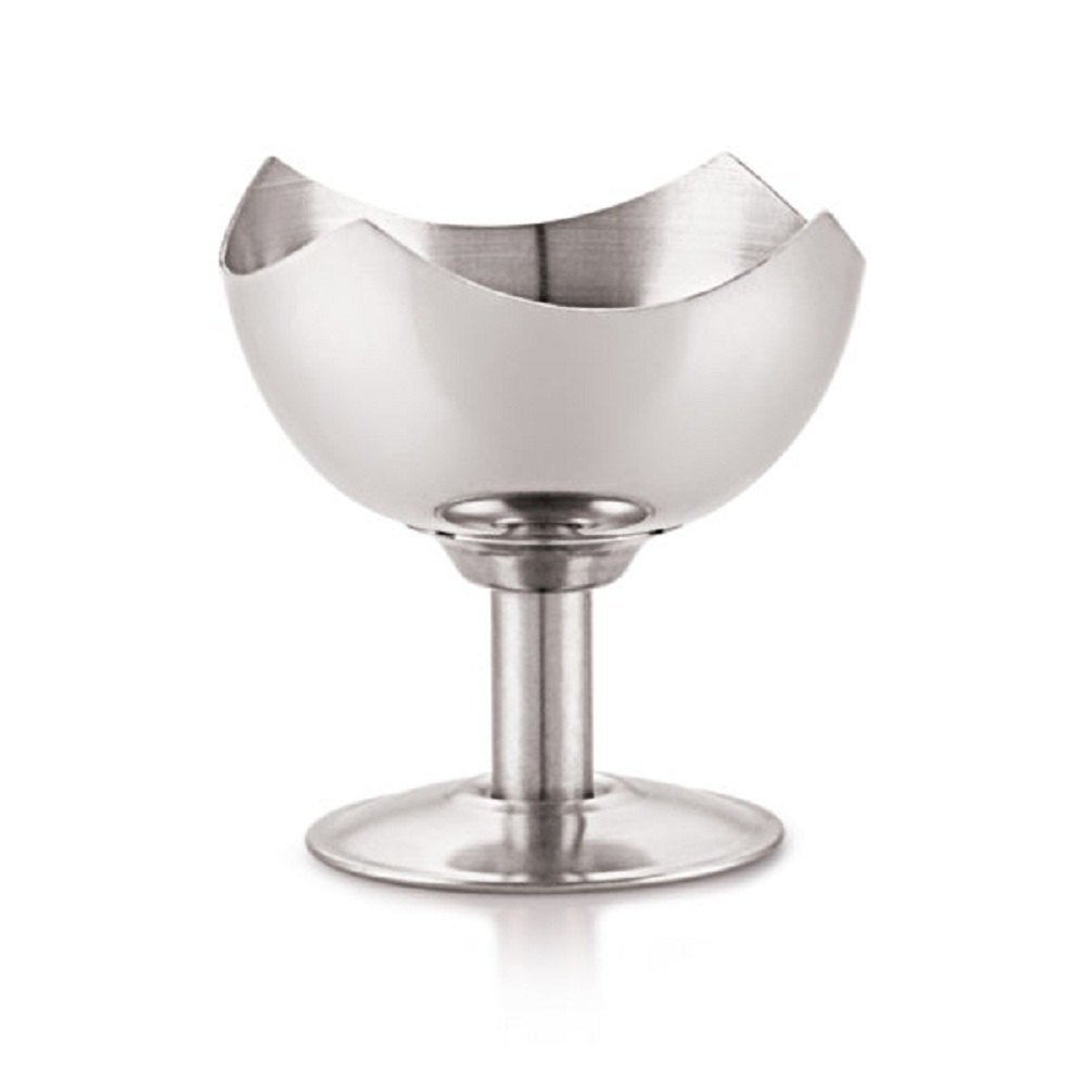 Silver 2mm Stainless Steel Ice Cream Cup, For Home img