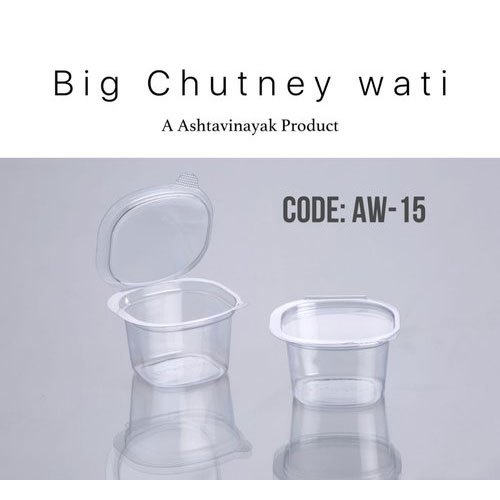 Plastic 50ml Pet Chutney Cup for Hotel